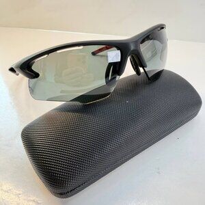 New Balance Polarized Sport Sunglasses – Matte Black / Red